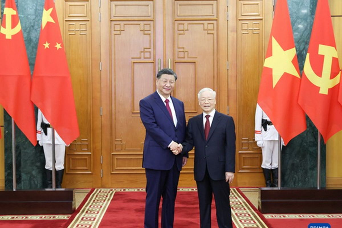 Presiden Xi bicarakan isu maritim dengan Sekjen Partai Komunis Vietnam