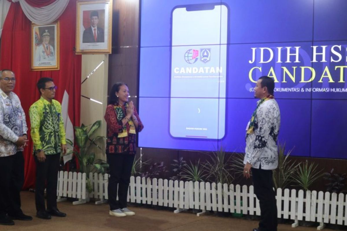 Pemkab HSS luncurkan JDIH Candatan permudah masyarakat akses produk hukum