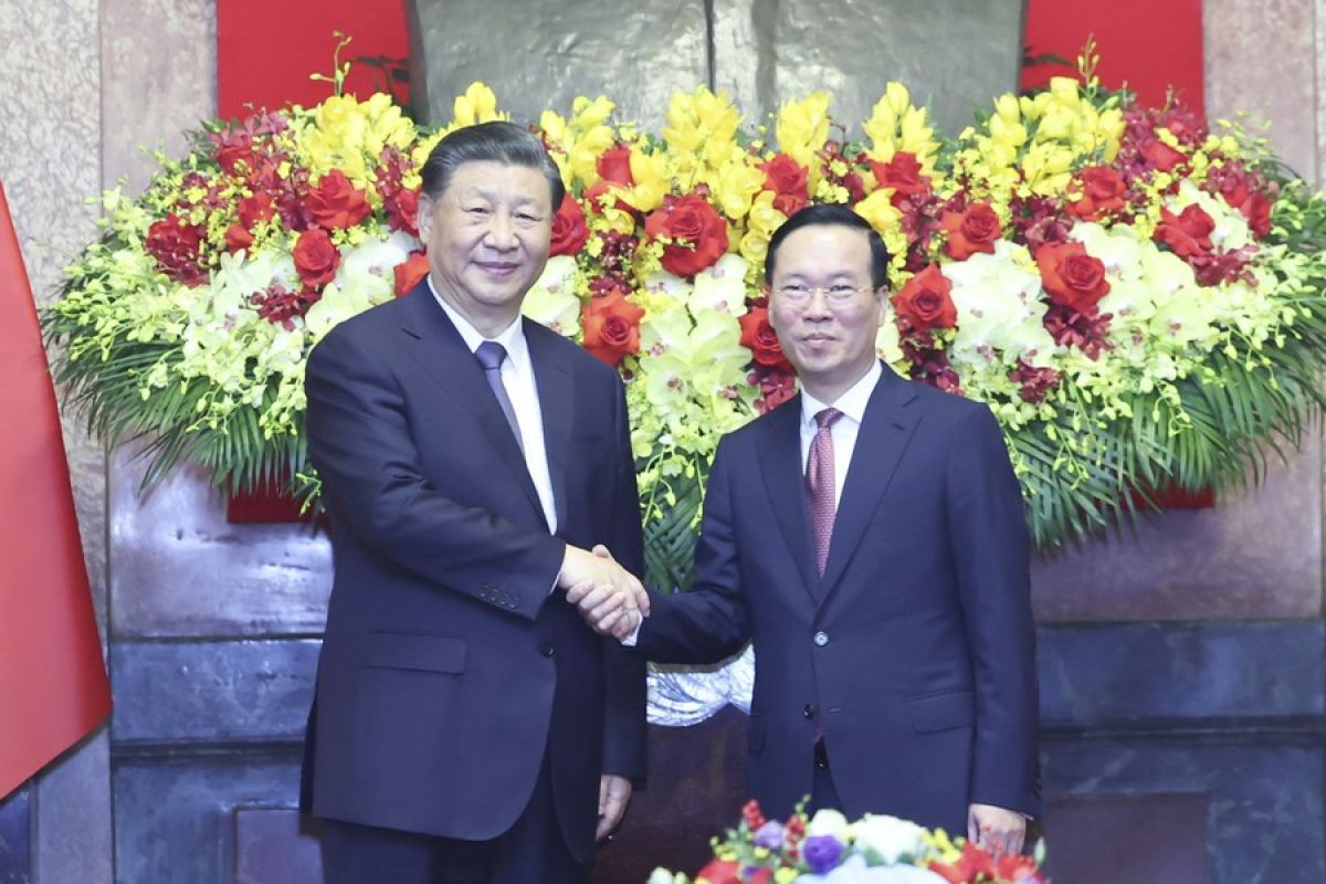 Presiden China dan Vietnam gelar pertemuan di Hanoi