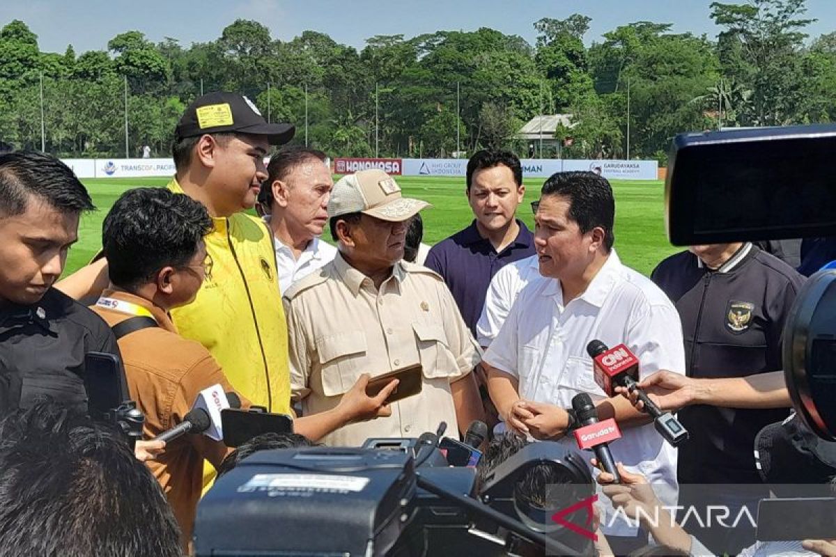 Ketum PSSI: Prabowo bukan figur karbitan tapi niat bangun sepak bola