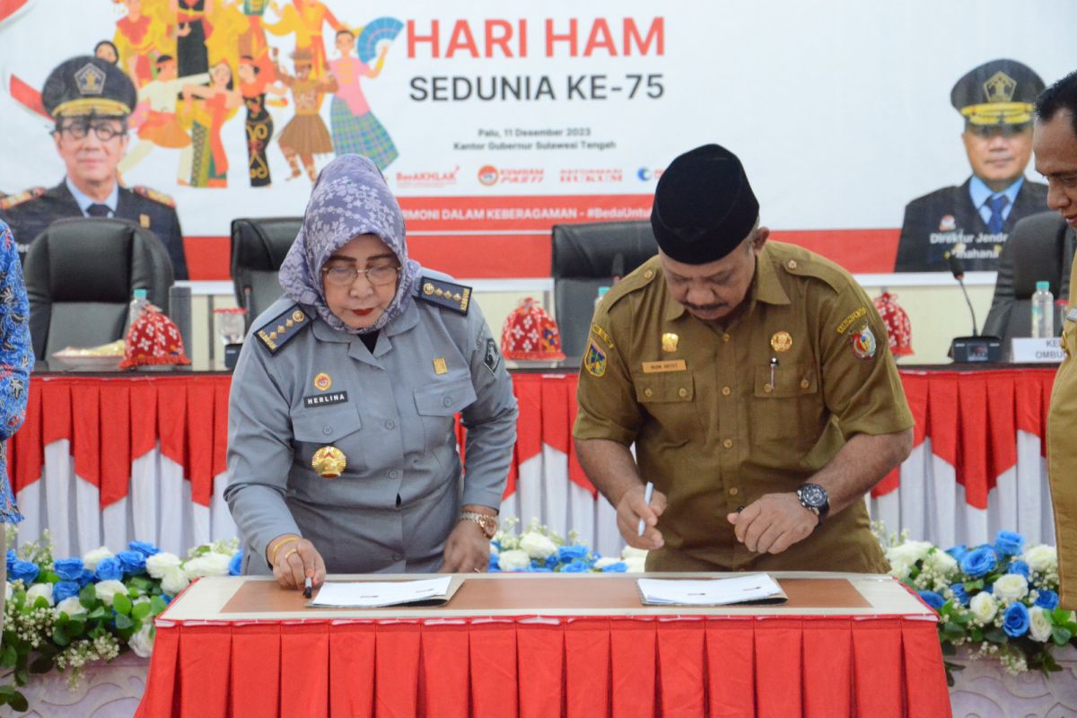 Kemenkumham-Pemkab Sigi kerja sama tingkatkan program pemajuan HAM