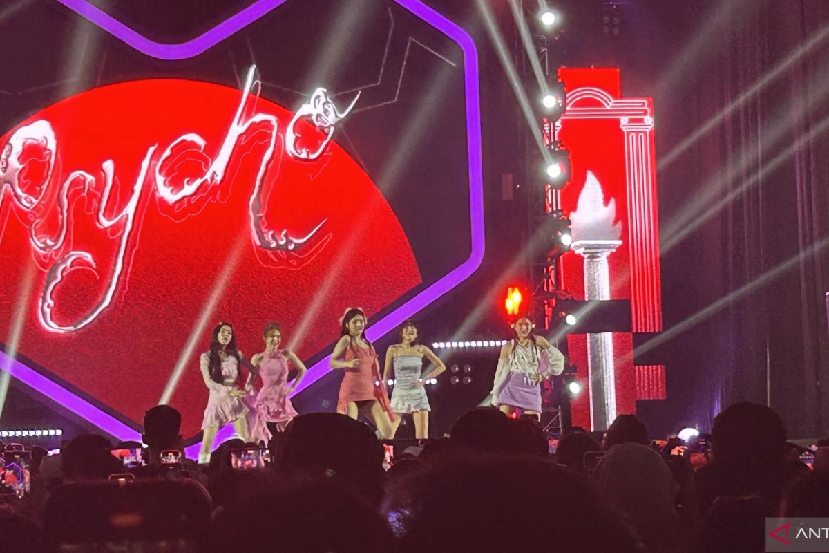 Red Velvet adu kecocokan masing-masing saat tampil di Jakarta