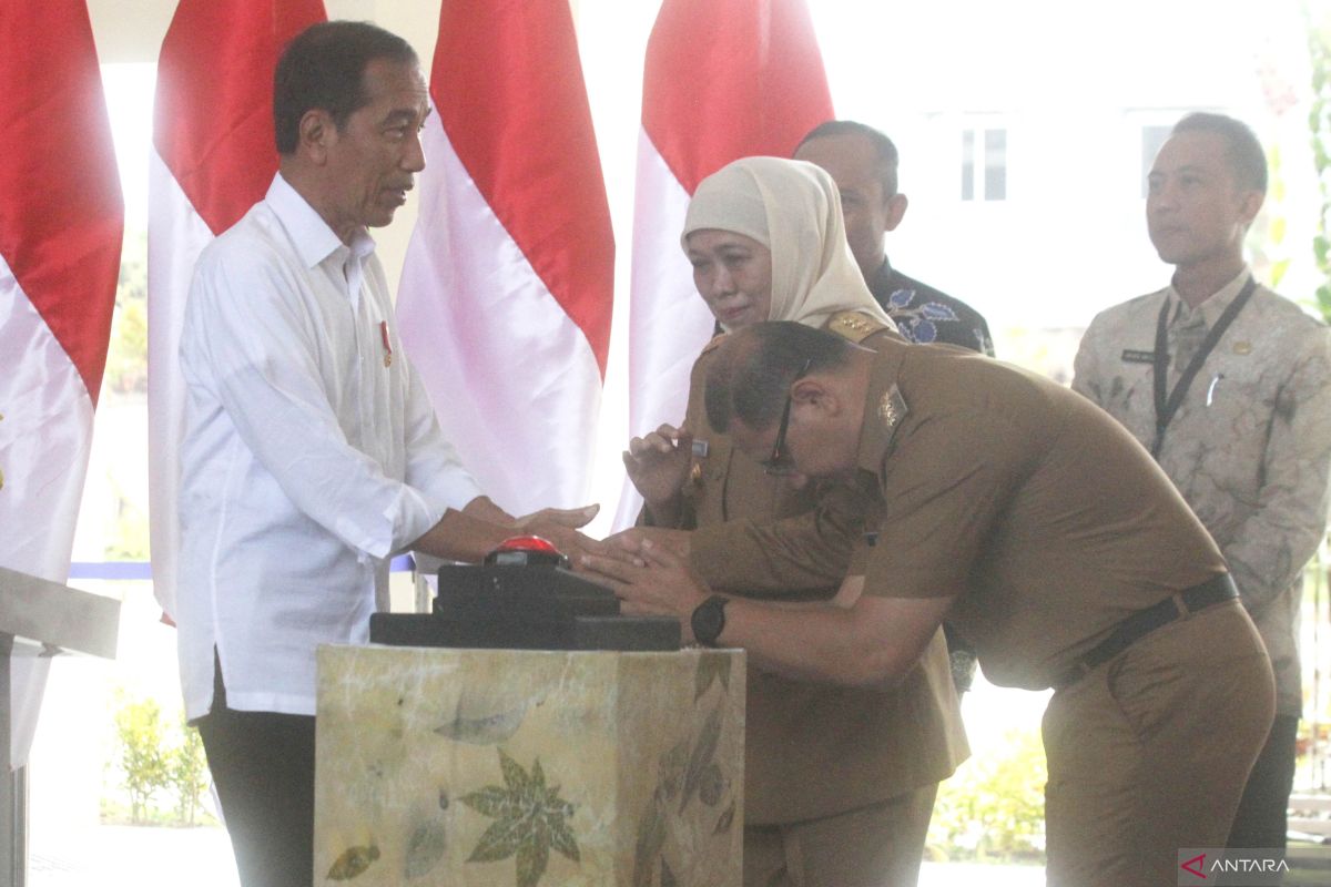 Jokowi resmikan Pasar Induk Among Tani Kota Batu