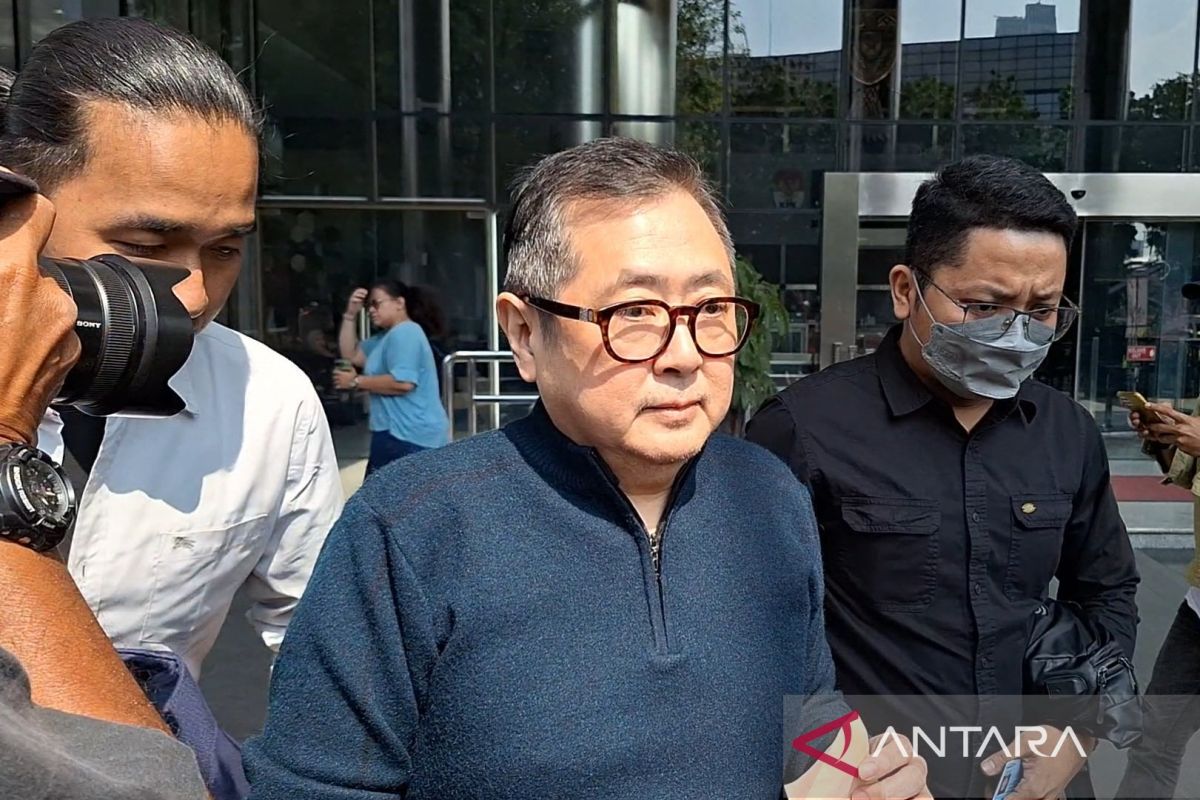 Rudy Tanoe bungkam usai diperiksa KPK soal korupsi bansos