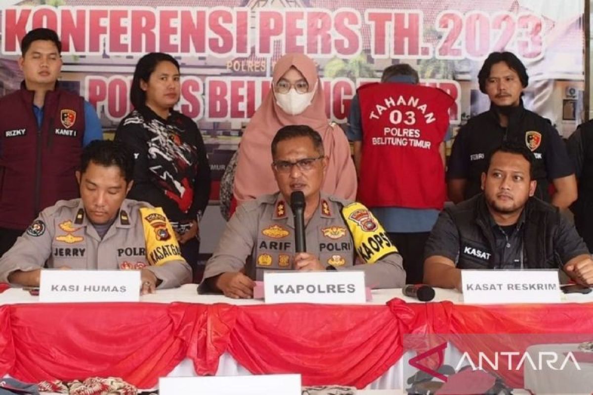 Polres Belitung Timur ringkus dua WNA pencuri kalung emas