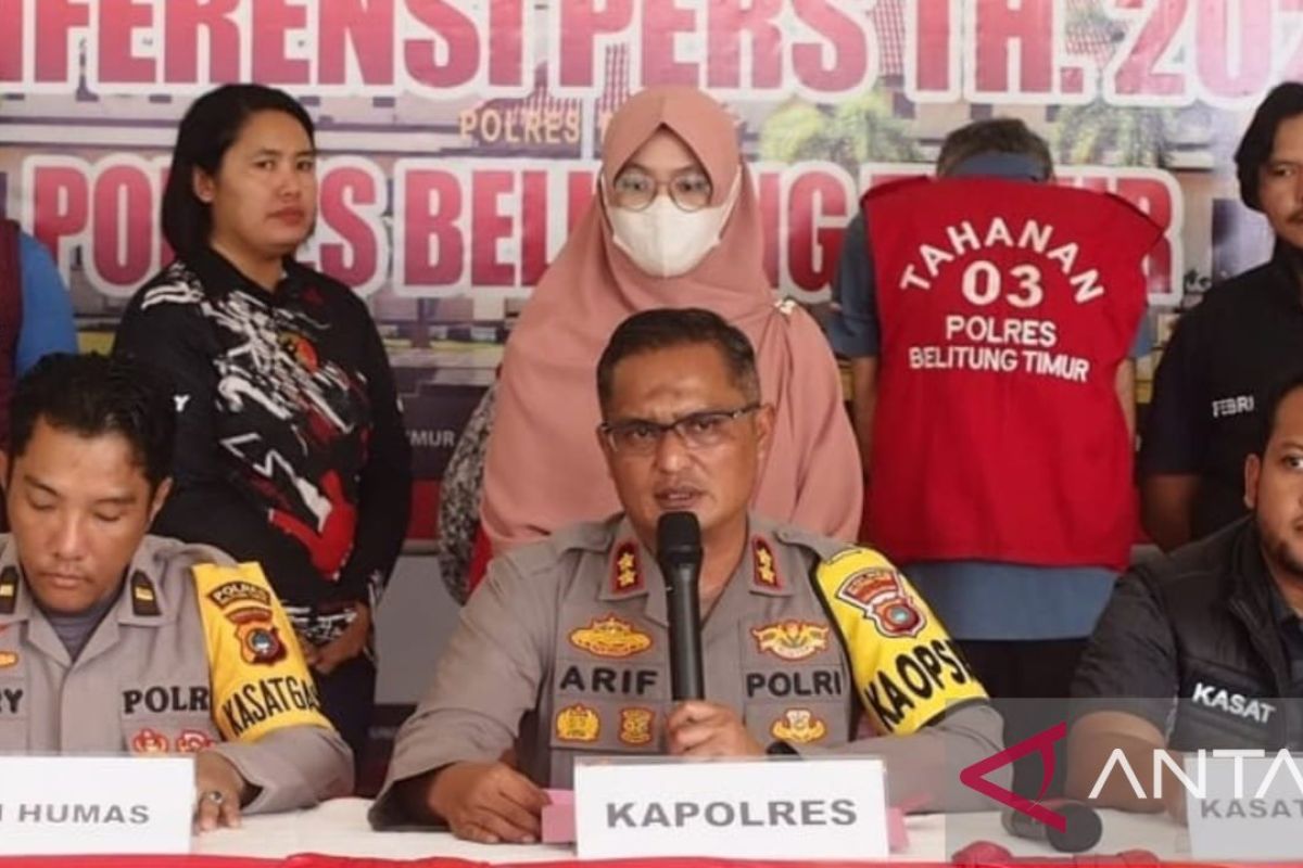 Polres Belitung Timur ringkus dua WNA pencuri  kalung emas 