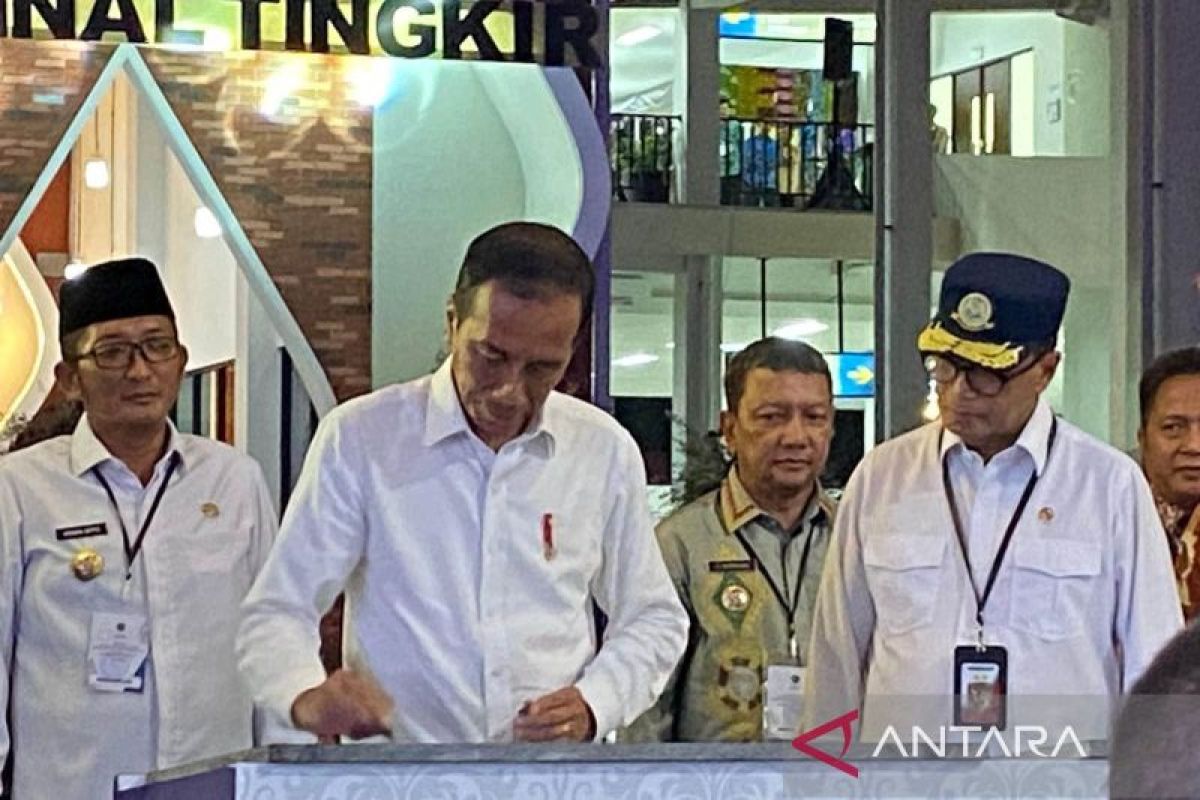 Presiden Jokowi resmikan Terminal Tipe A Paya Ilang Takengon