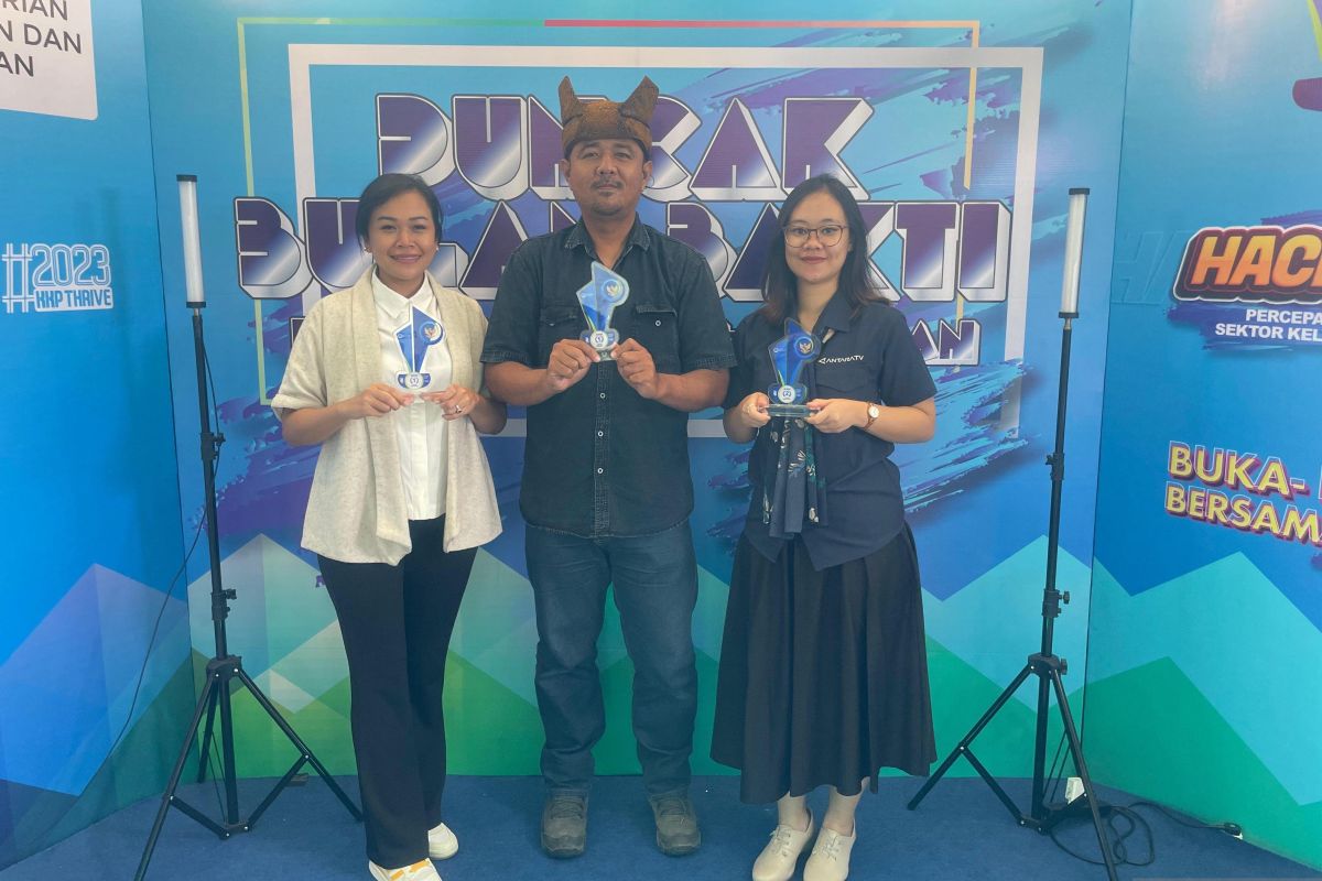 ANTARA meraih penghargaan Anugerah Jurnalistik Sahabat Bahari KKP