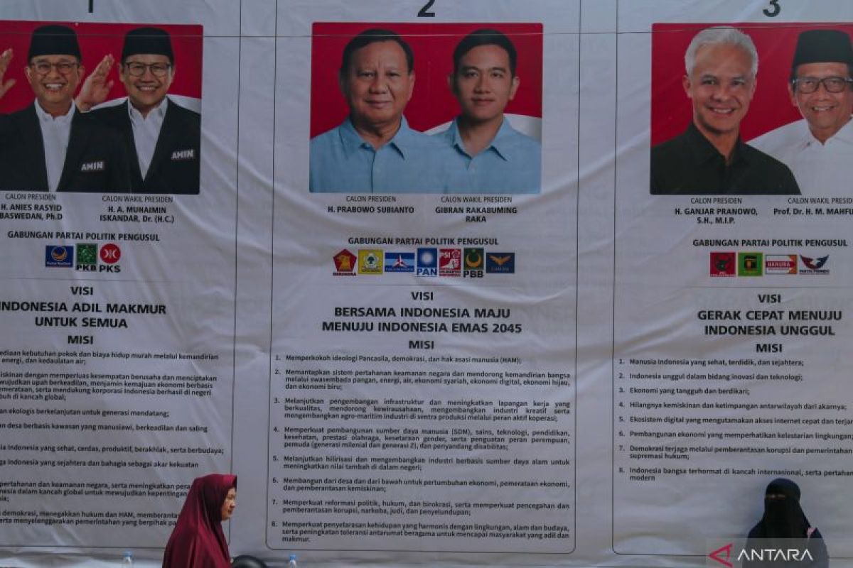 Lembaga survei catat elektabilitas Prabowo-Gibran capai 50,3 persen