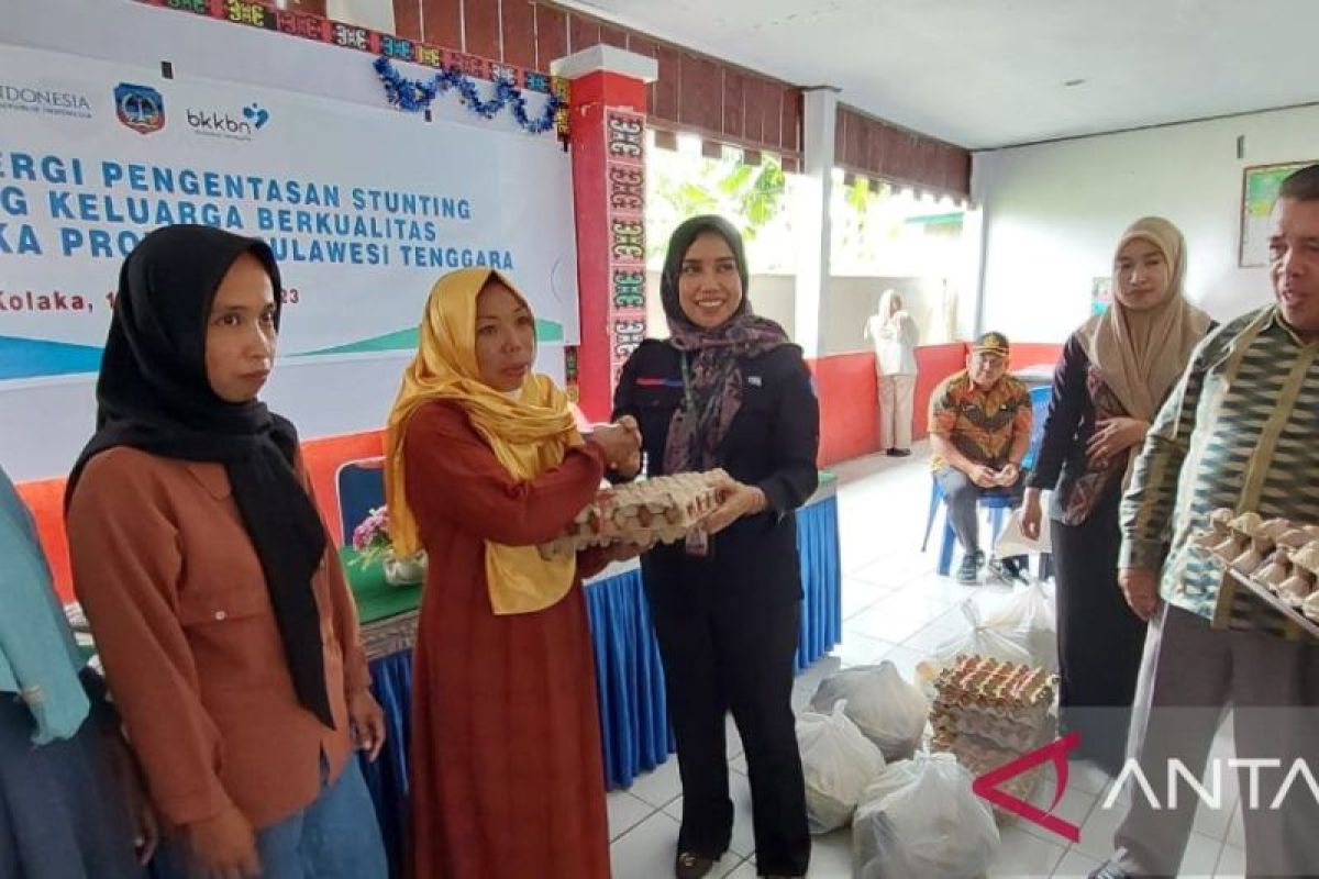 BKKBN Sultra-BI Berkolaborasi Salurkan Bantuan Penanganan Stunting di Kolaka