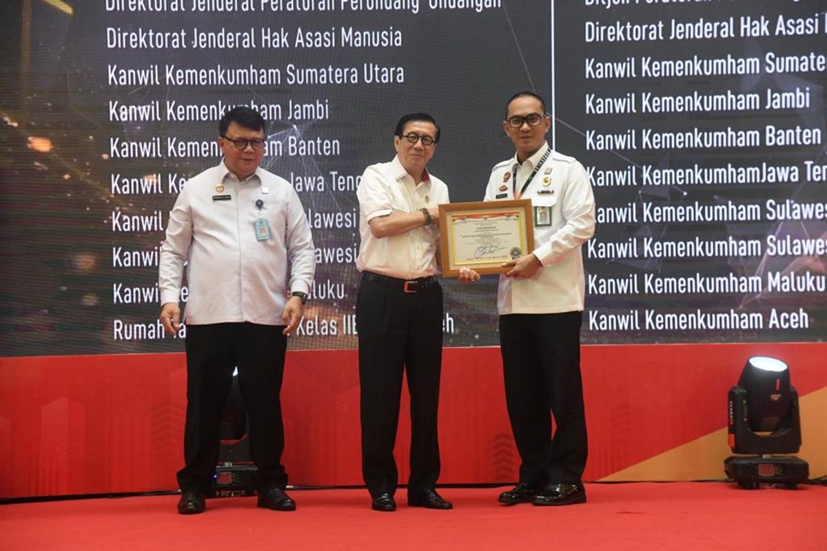 Kanwil Kemenkumham Sulawesi Utara meraih predikat WBK