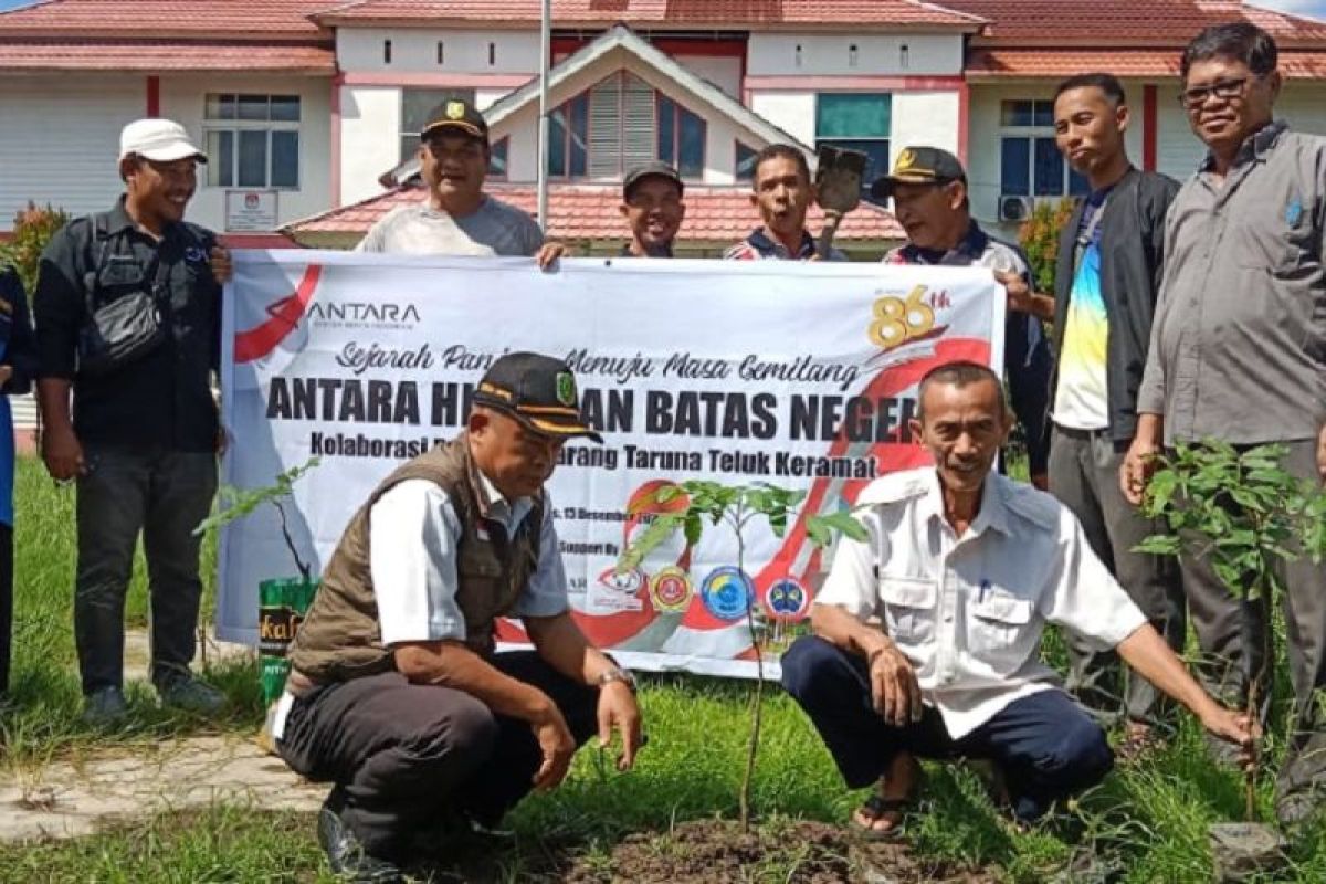 KT Teluk Keramat berpartisipasi dalam ANTARA Hijaukan Batas Negeri