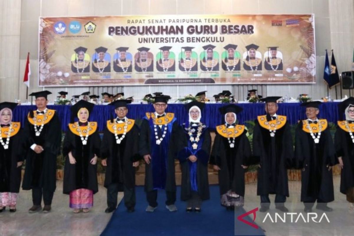 Universitas Bengkulu tambah 10 guru besar