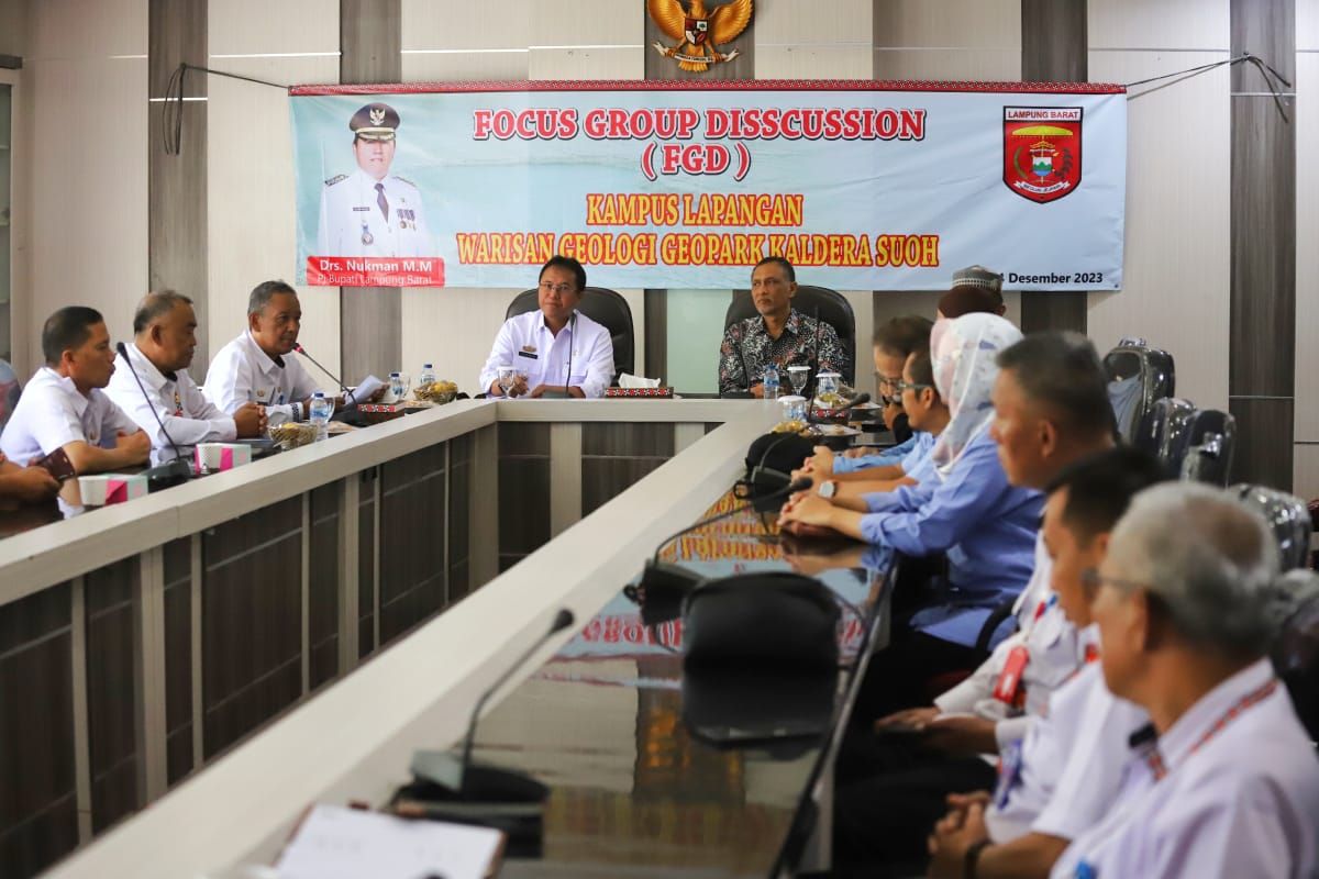 Lampung Barat MoU dengan lima PT dukung pengembangan Geopark Kaldera