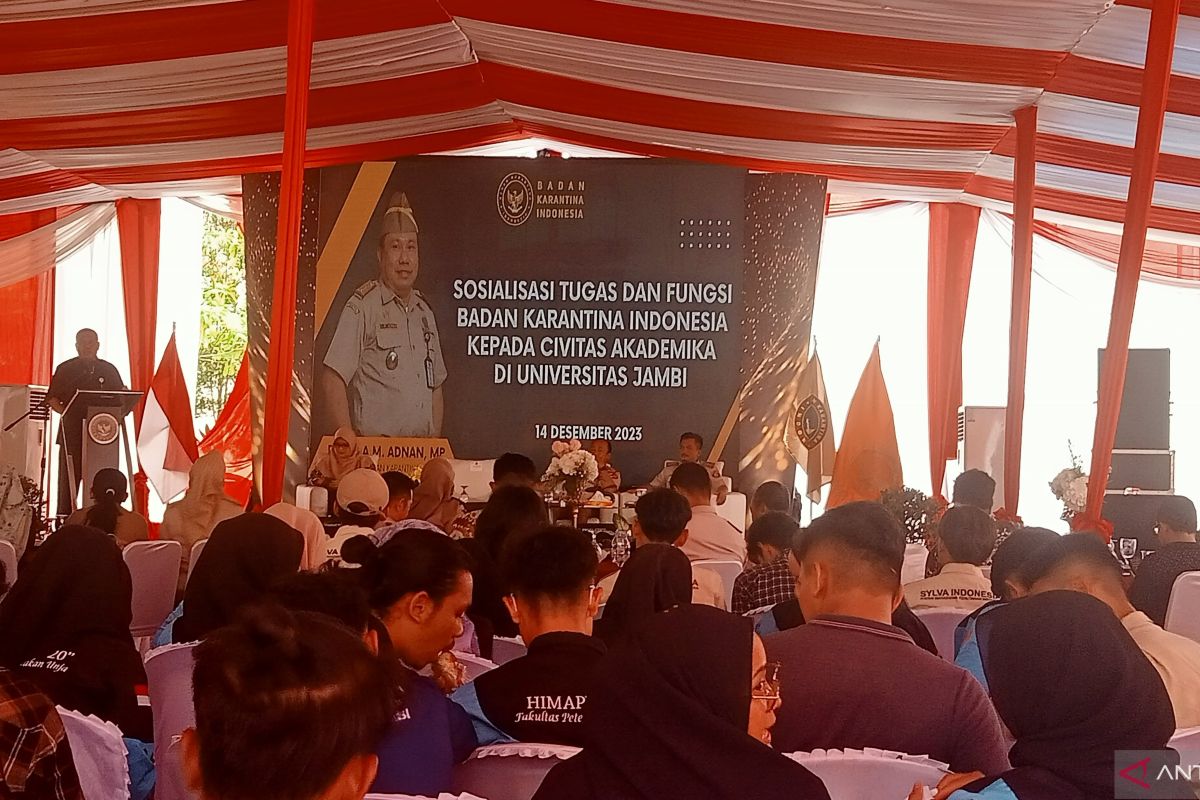 Badan Karantina Indonesia sapa mahasiswa Unja