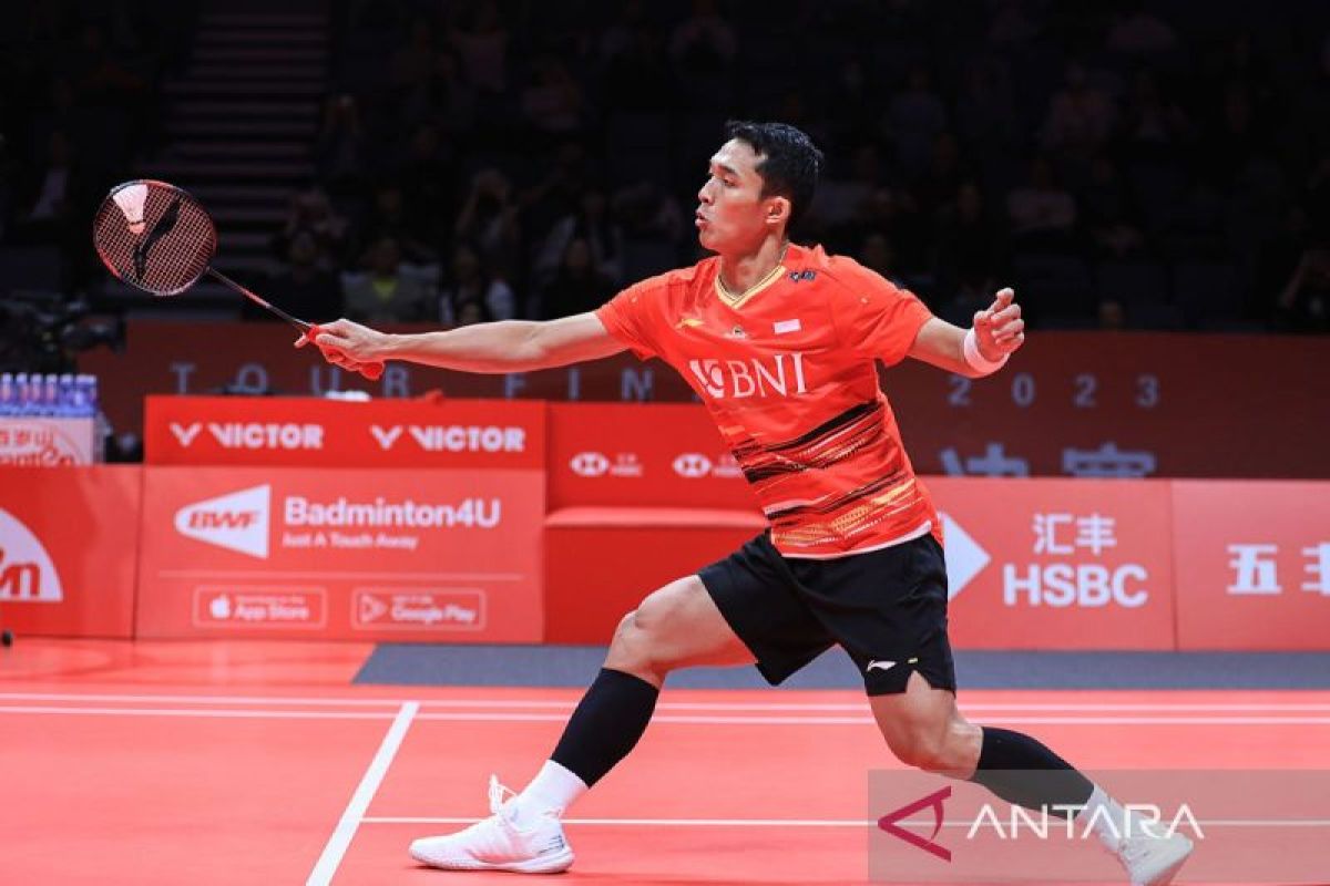 Jonatan Christie ikuti langkah Fajar/Rian ke semifinal World Tour Finals 2023