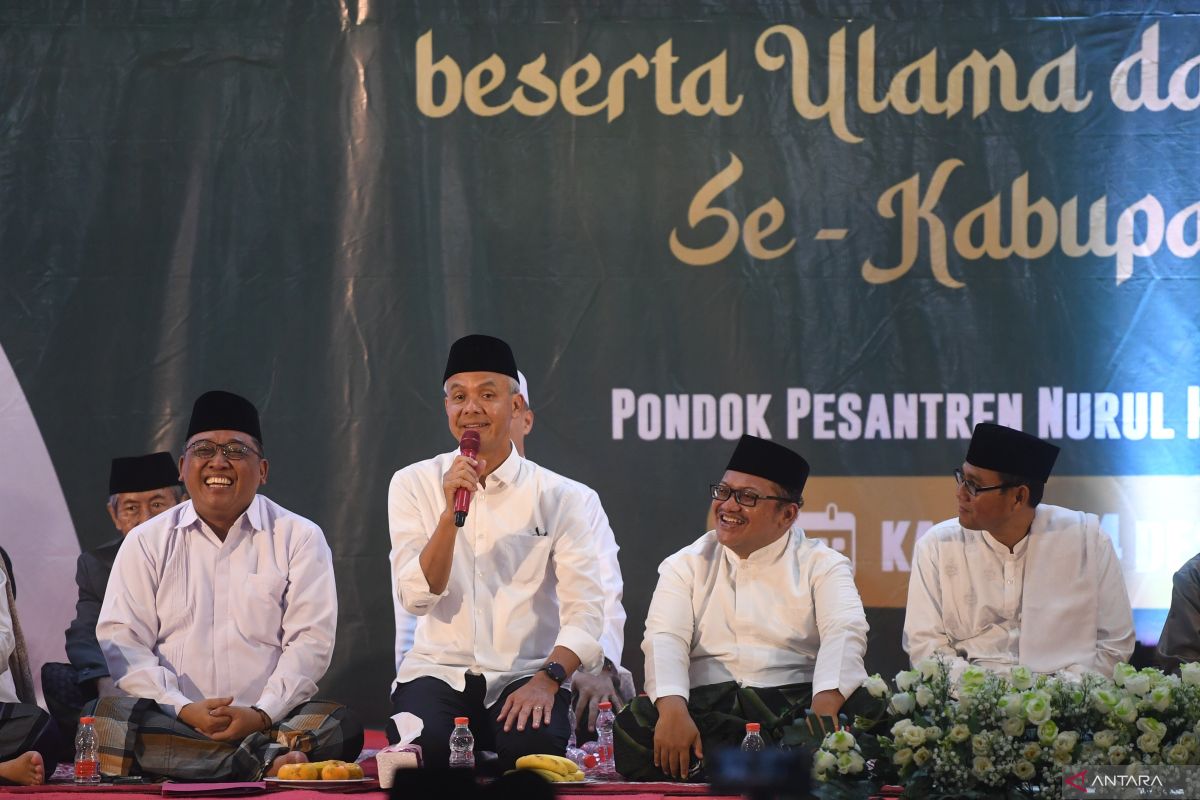 Hari ke-19 kampanye Pemilu 2024,  Ganjar-Mahfud hadiri haul Gus Dur