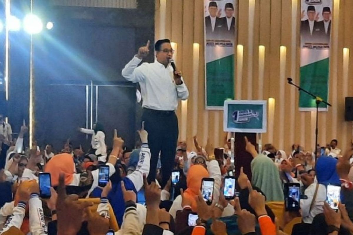 Hari ke-18 kampanye, Anies Baswedan hadiri acara di Bekasi dan Jakarta