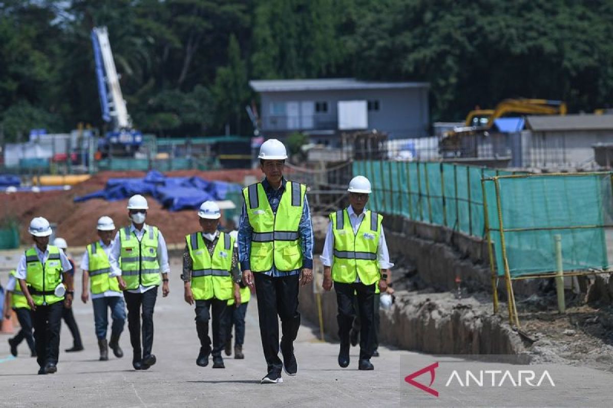 Presiden: Pembangunan MRT Fase 2A sudah mencapai 28,4 persen