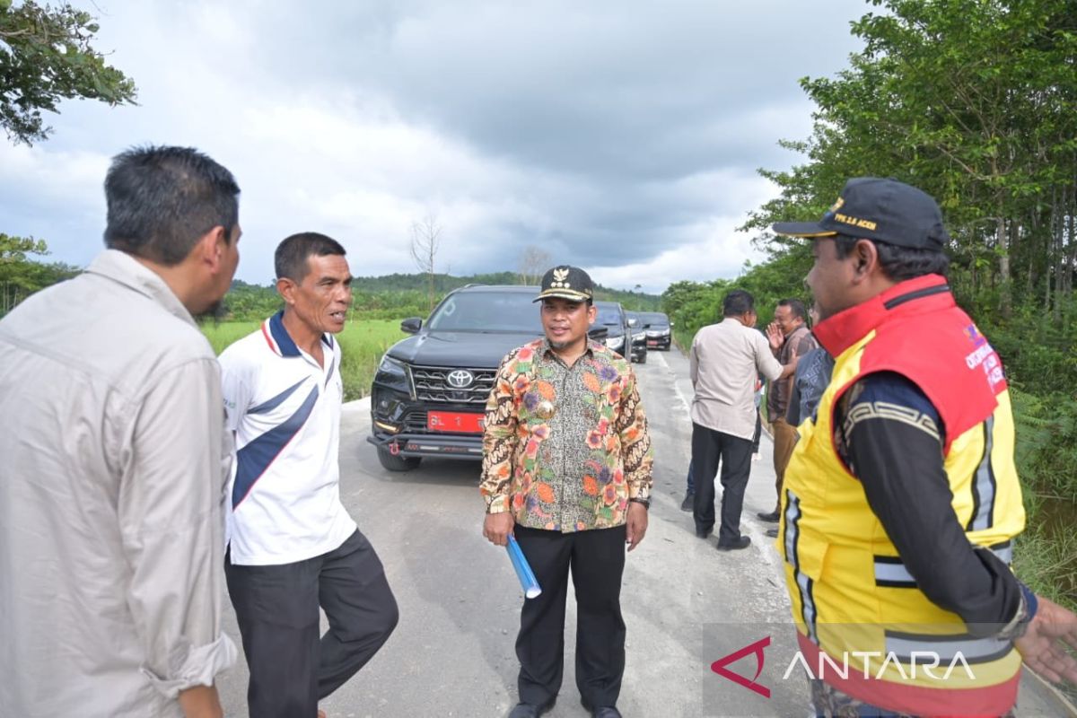 Pusat kucurkan dana Rp56 miliar untuk bangun jalan Aceh Jaya