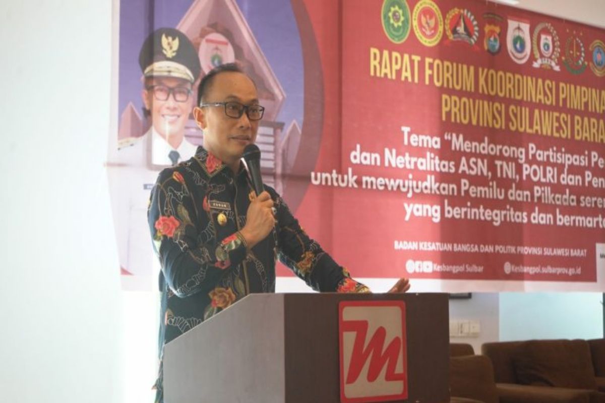 Pemprov Sulbar dorong peningkatan partisipasi masyarakat pada Pemilu 2024