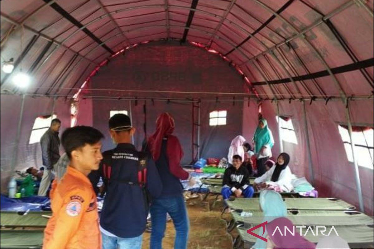 BNPB: 102 warga Bogor mengungsi, terdampak gempa di Sukabumi