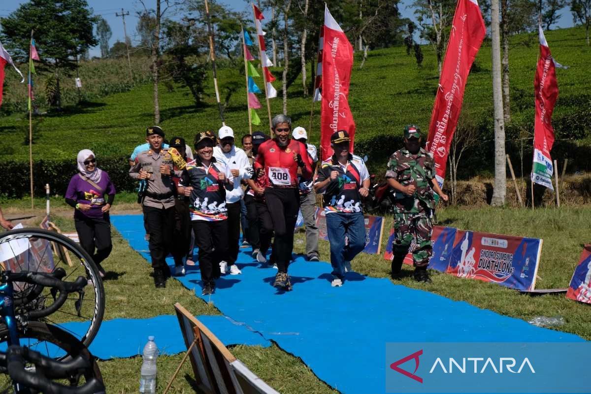 Sindoro-Sumbing Duathlon menjadi daya tarik pariwisata di Wonosobo