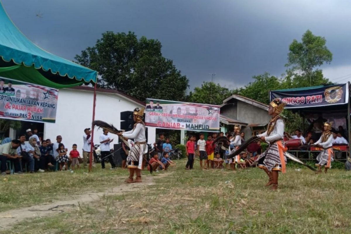 Pasti Ganjar gelar pasar murah dan jaran kepang di Tebingtinggi