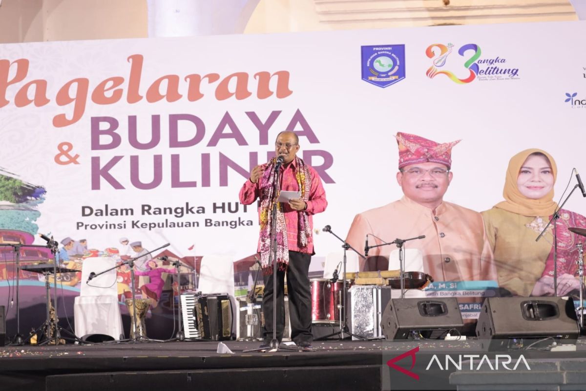 Pj Gubernur Safrizal buka festival budaya dan kuliner Babel, ribuan pengunjung menyemut di Kota Tua