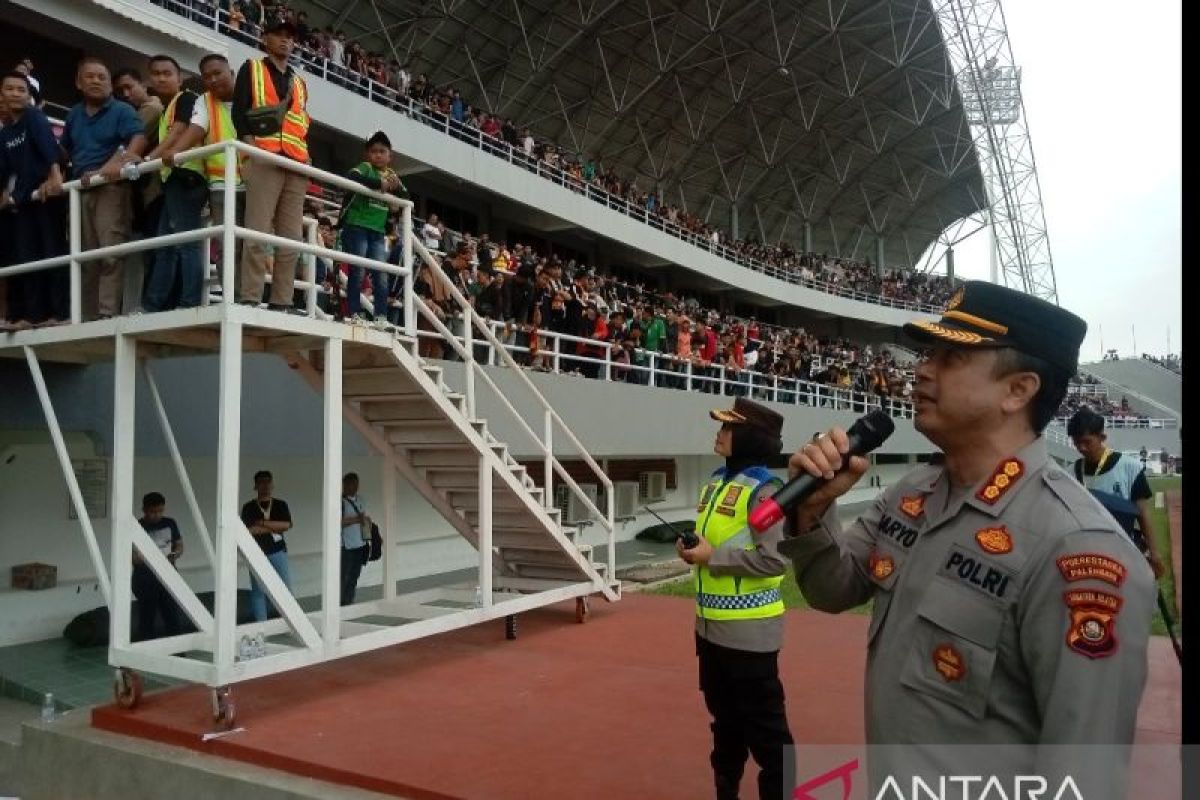 Polrastabes Palembang sebut pertandingan SFC-PSMS dikawal 505 polisi
