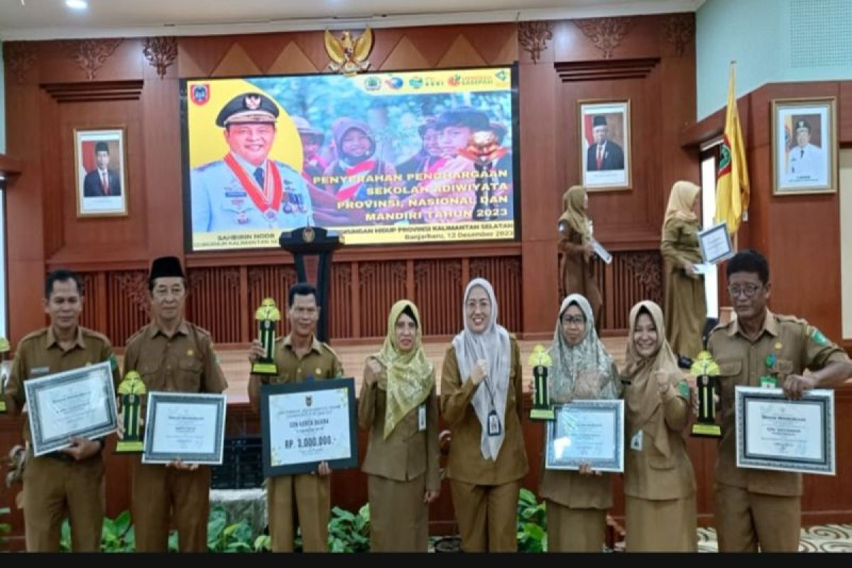 Tanah Bumbu's five schools winning provincial Adiwiyata