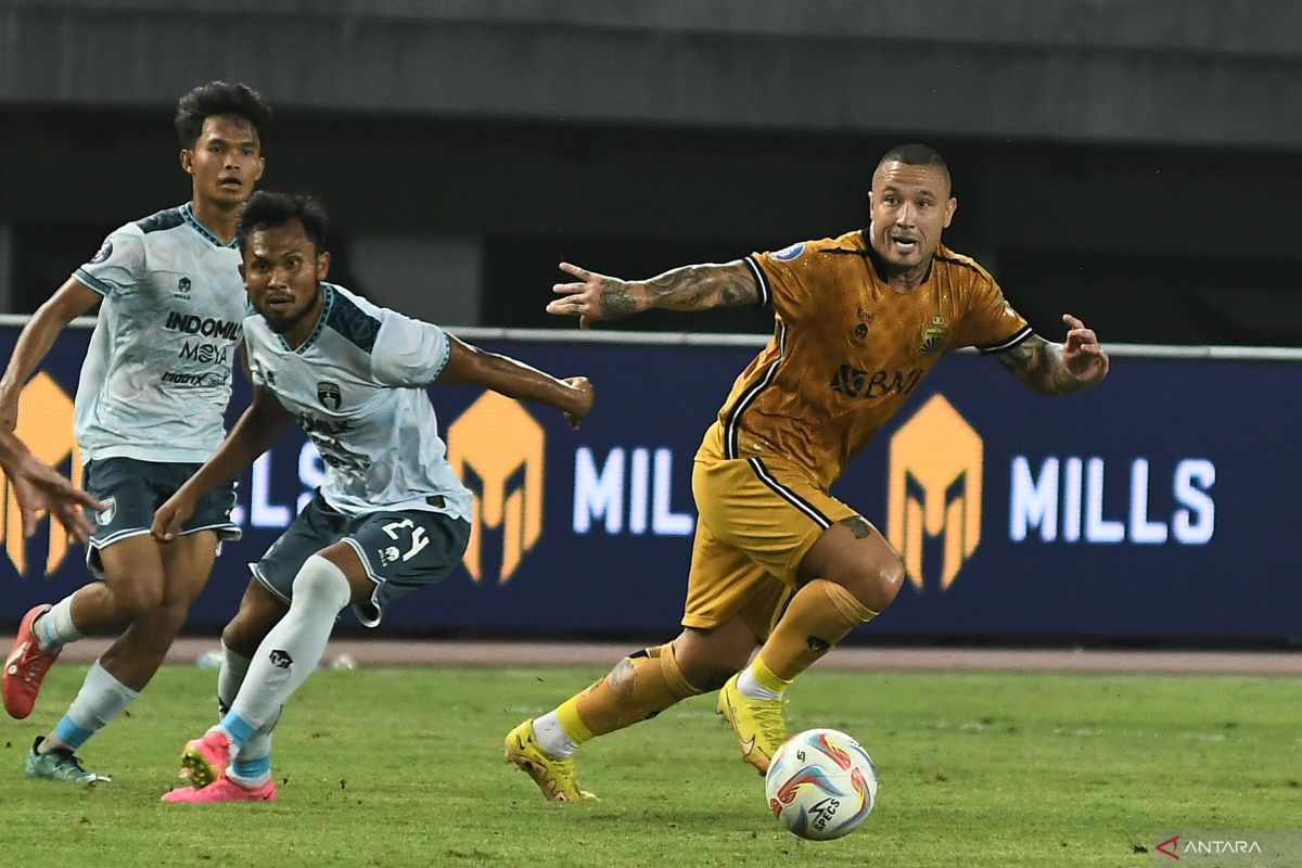 Liga 1 indonesia - Bhayangkara FC akhiri tren negatif setelah tundukkan Persita 3-0