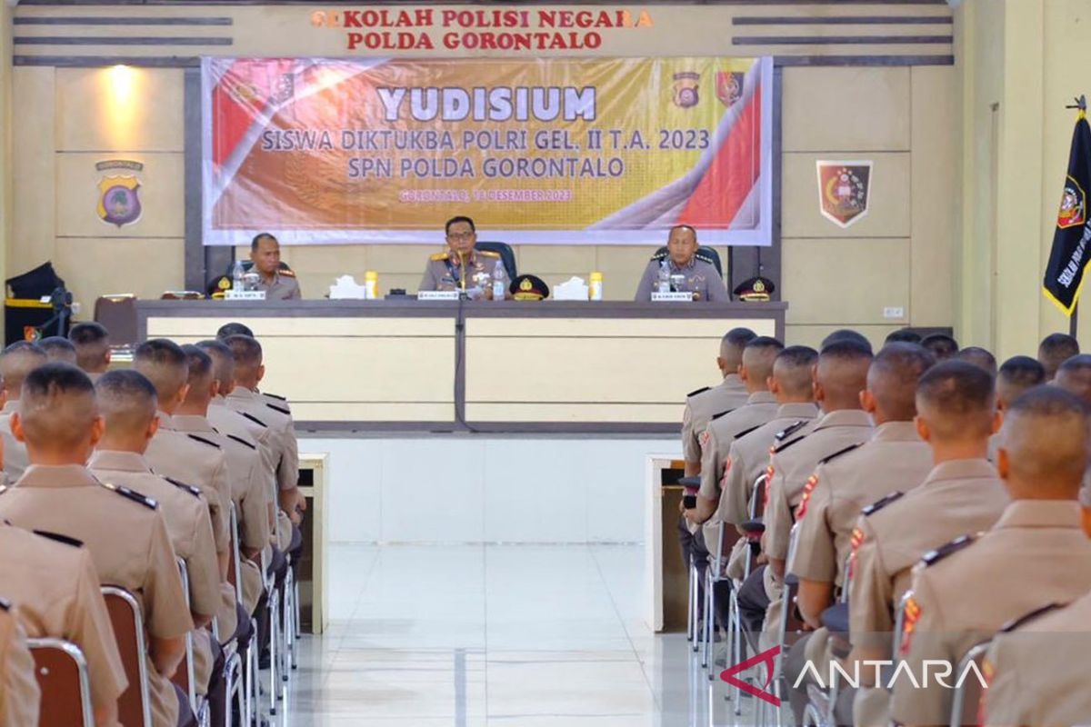 229 orang ikuti yudisium siswa Diktukba Polri di Gorontalo