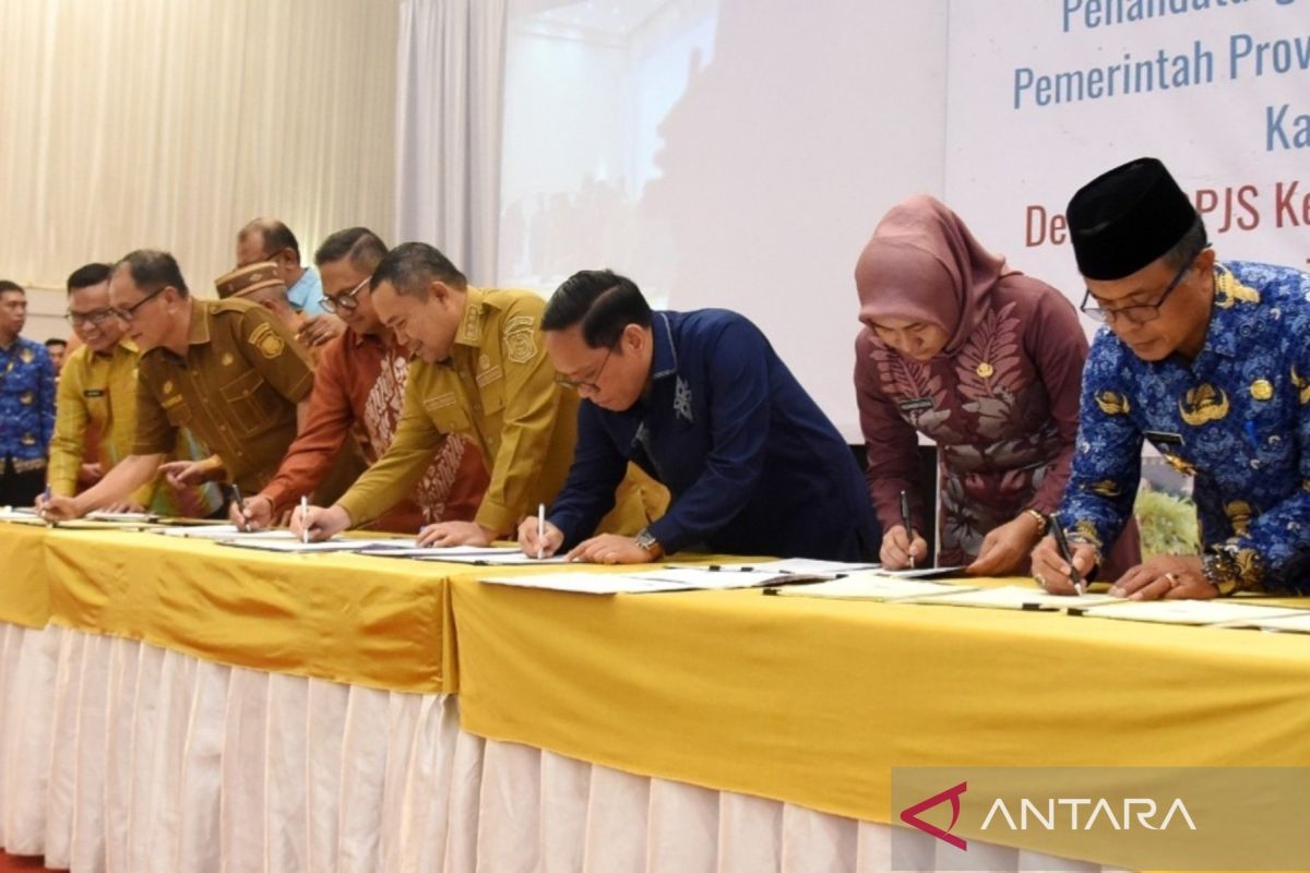 Pemda se-Gorontalo dan BPJS Kesehatan tanda tangani NKRK 2024