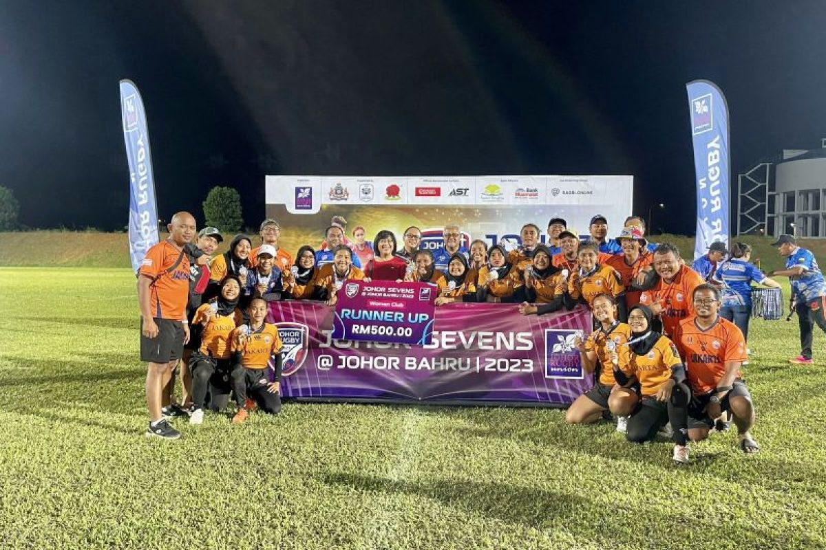 Rugby putri DKI Jakarta jadi runner-up pada turnamen di Malaysia