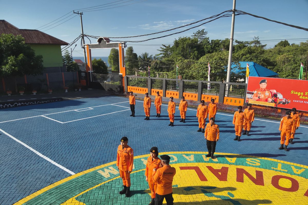 Basarnas Ternate gelar apel pasukan siaga SAR khusus Natal dan tahun baru