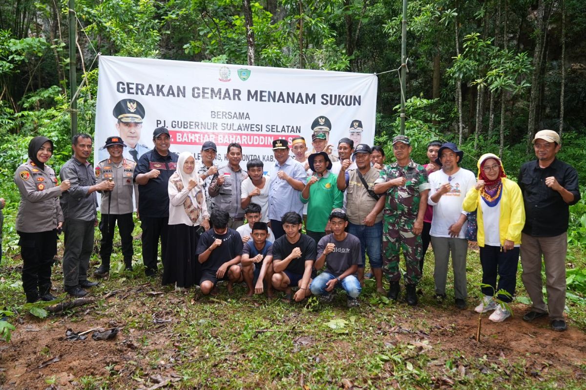 Pemprov Sulsel siap tanam 10.000 pohon sukun jaga kelestarian Geopark Maros-Pangkep