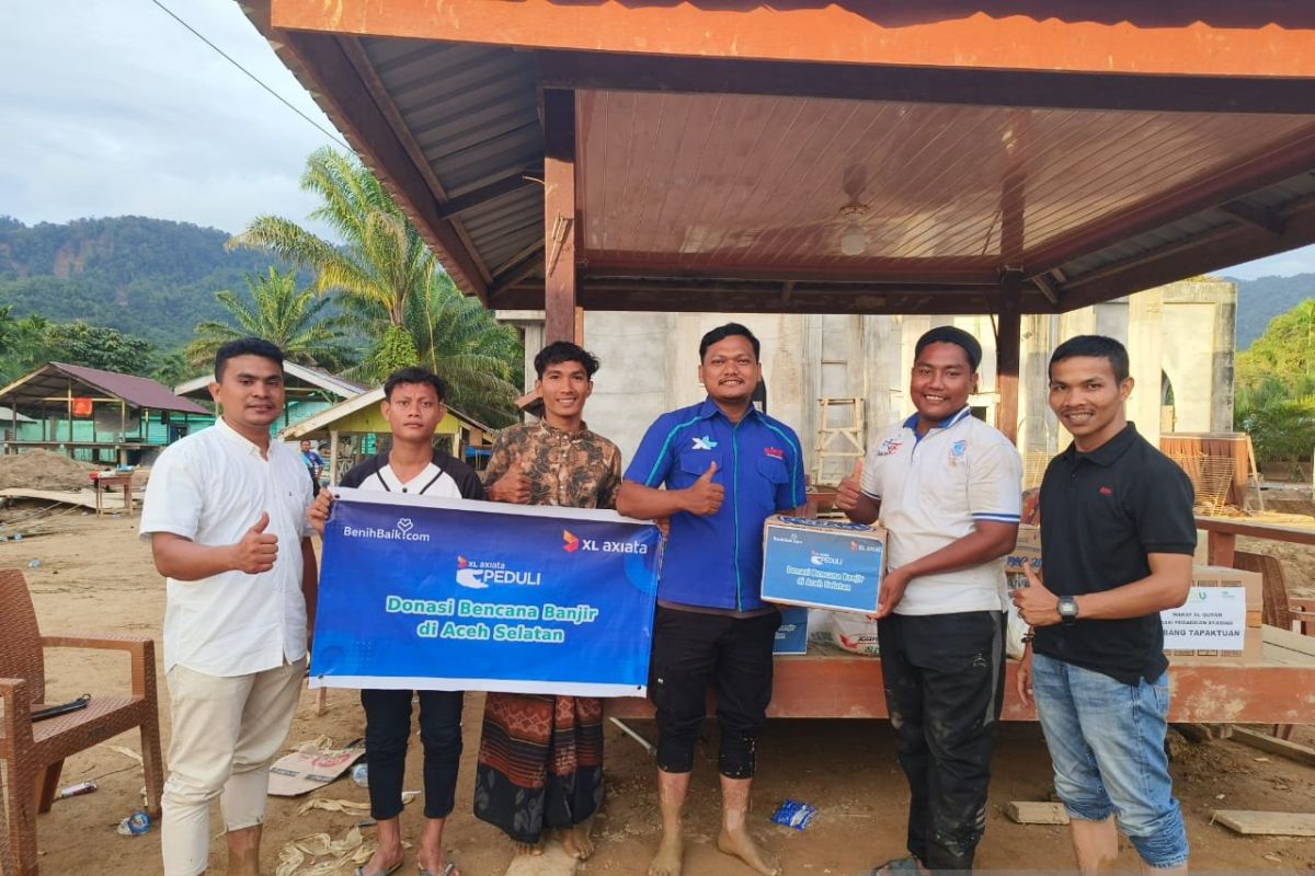 XL Axiata bantu korban banjir di Aceh Selatan dan Aceh Tenggara