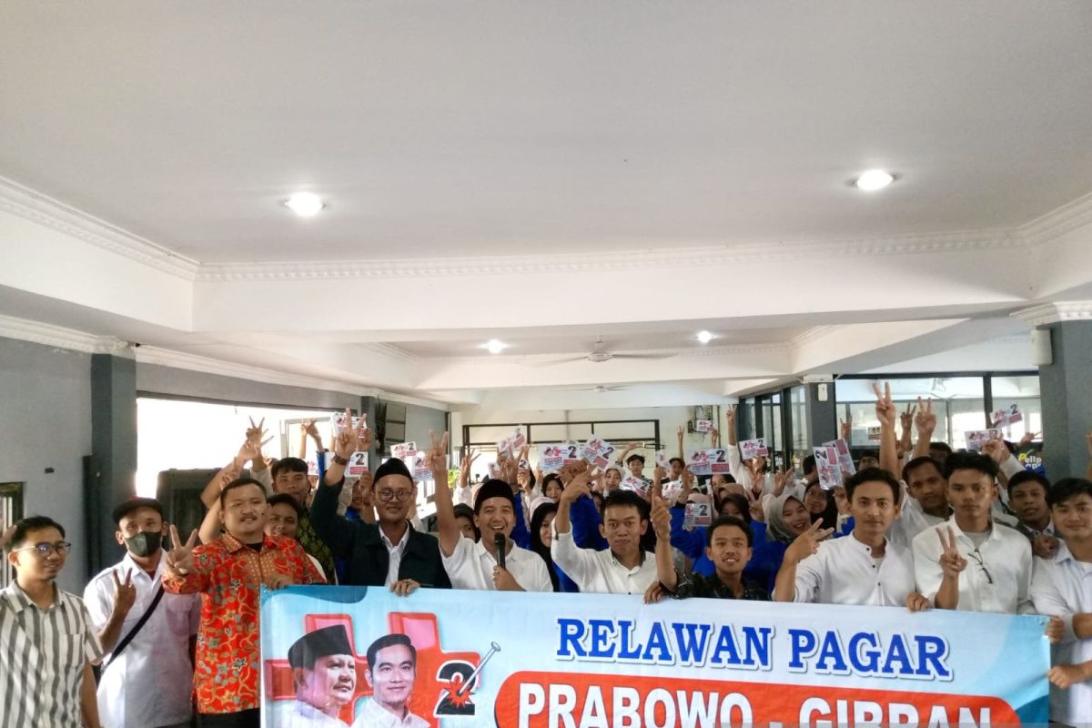 Relawan Pagar Banten deklarasi dukung Prabowo-Gibran