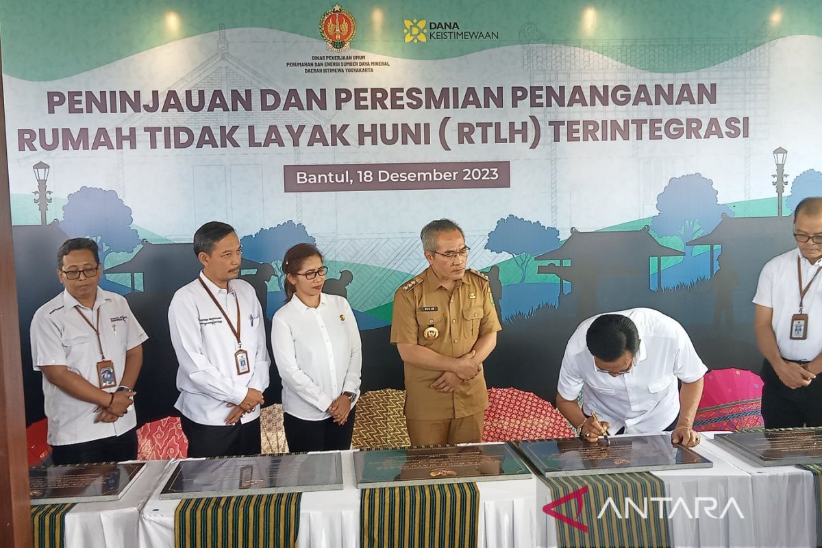 DIY resmikan penanganan RTLH Terintegrasi di Bantul