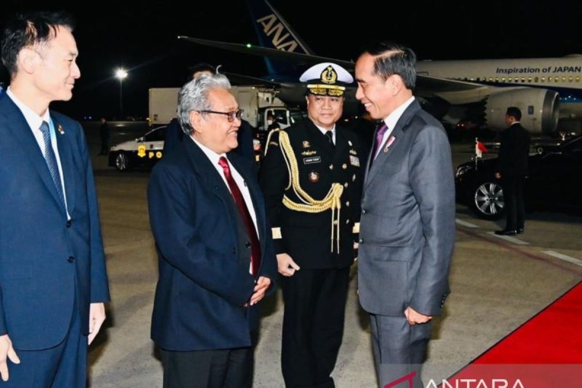 Usai kunker di Jepang, Presiden Jokowi kembali ke Tanah Air