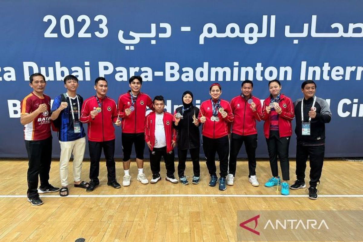 Para-bulu tangkis Indonesia rebut tujuh medali di Dubai