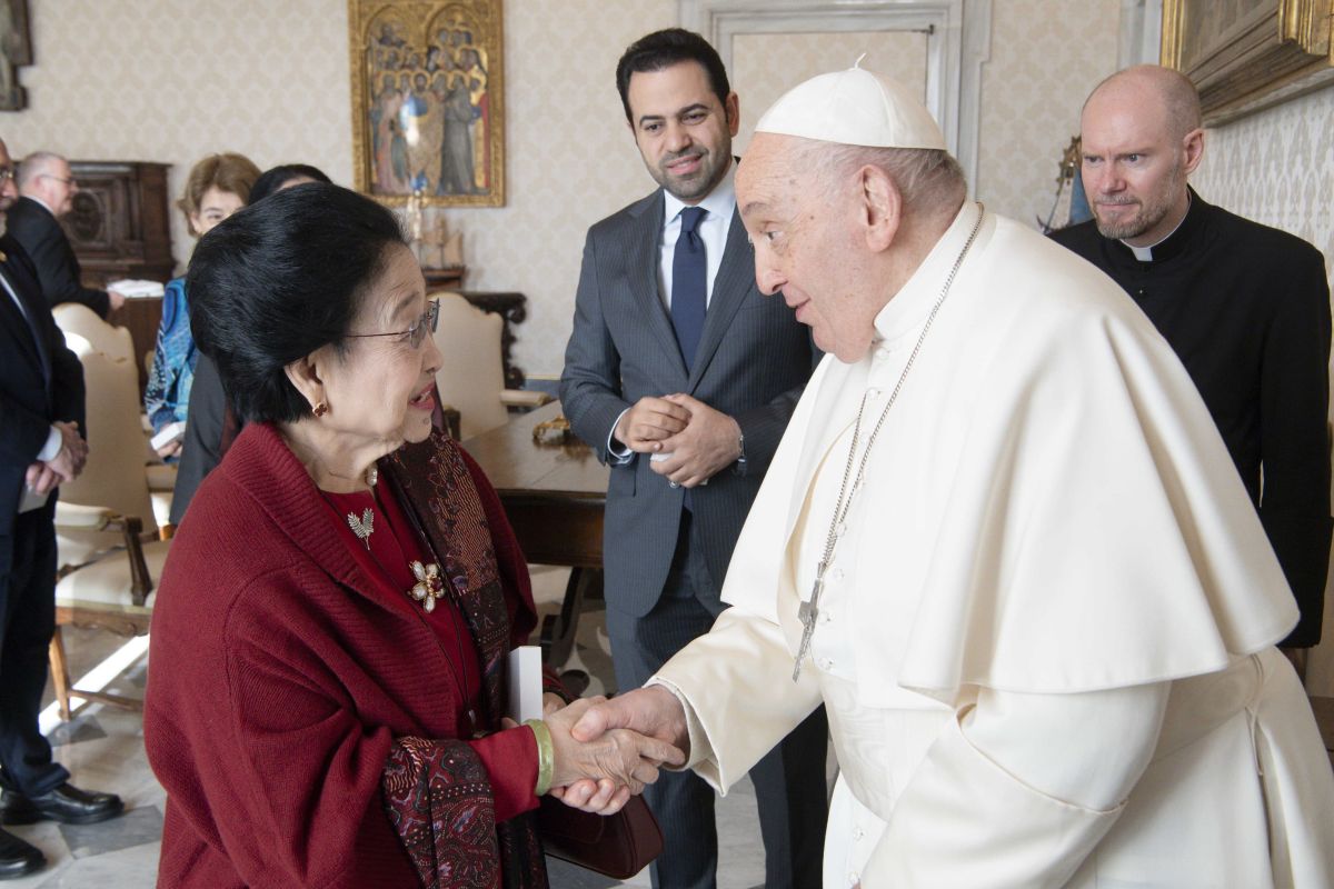Megawati dan Paus Fransiskus bertemu membahas perdamaian dunia, iklim