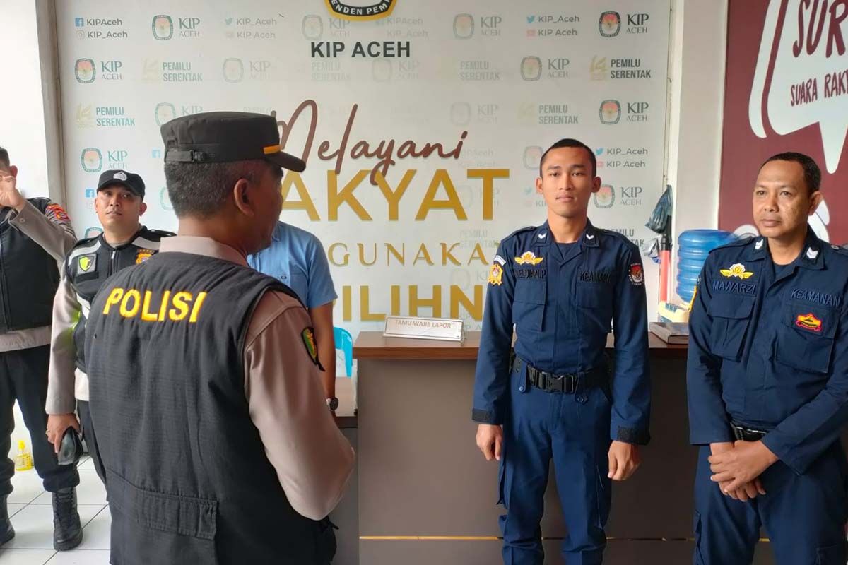 Polda Aceh intensifkan patroli ke kantor penyelenggara pemilu, ini tujuannya