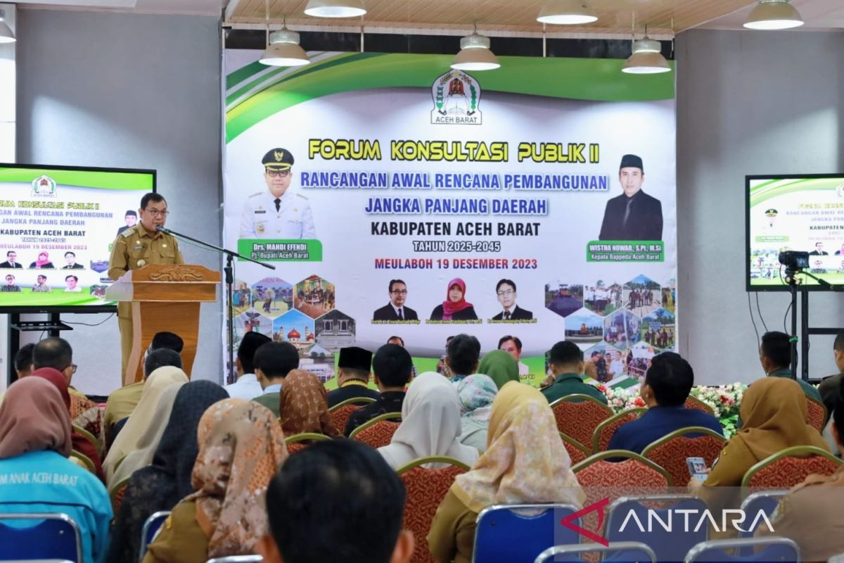 Pemkab Aceh Barat gelar forum konsultasi publik rumuskan rencana pembangunan