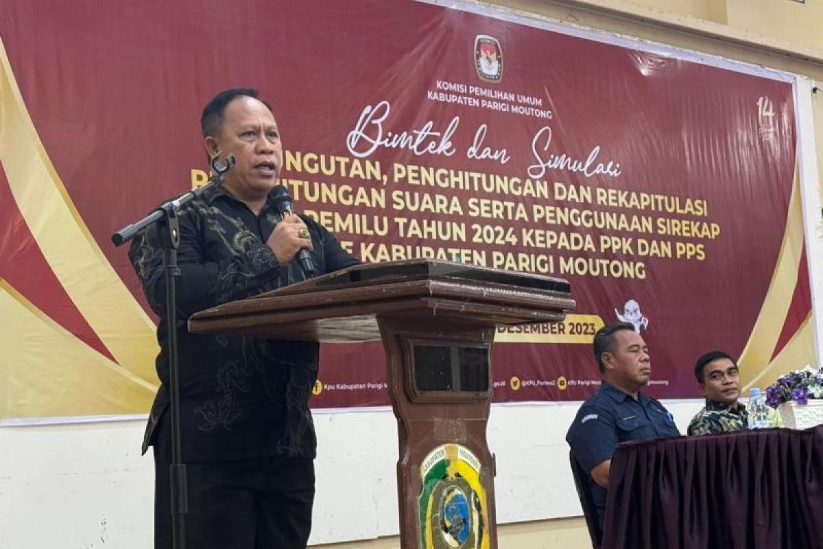 KPU Parimo beri penguatan kepada PPK dan PPS hadapi Pemilu 2024