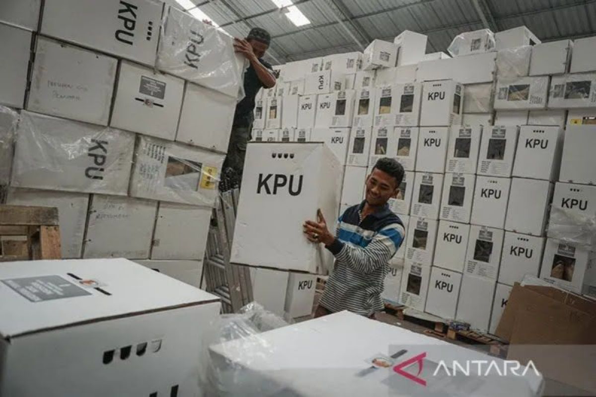 KPU DIY memastikan logistik tahap pertama terdistribusi 100 persen