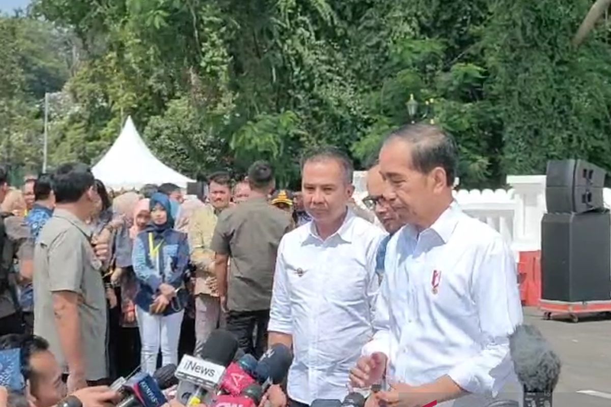 Presiden Jokowi kembali tinjau pembangunan infrastruktur di IKN Rabu