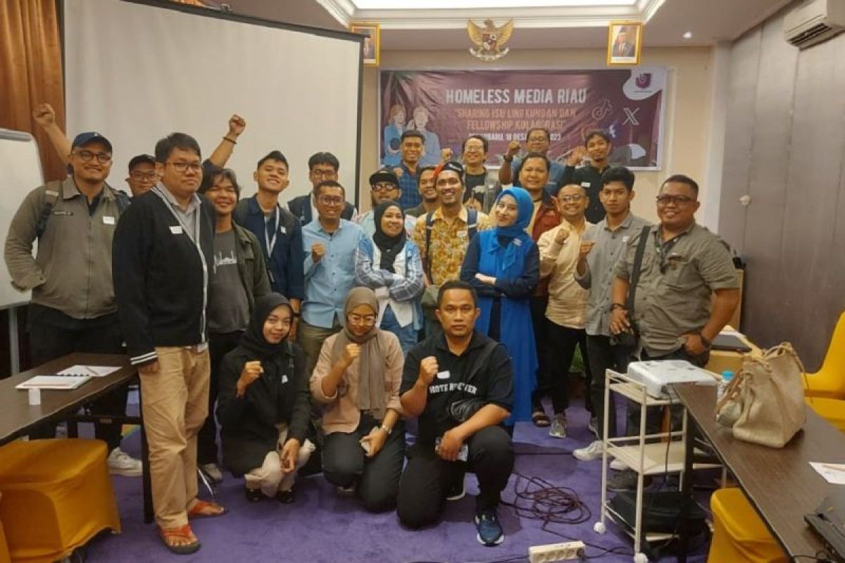 AJI Pekanbaru : Homeless media berperan penting membuat konten isu lingkungan