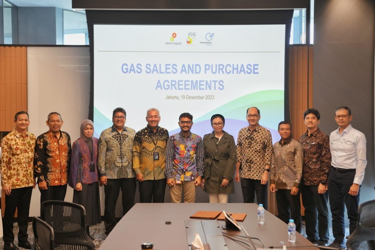 PGN tanda tangani kontrak gas bumi 410 BBTUD dari Blok Corridor